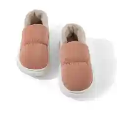 Бордовый тапочки домашние теплые