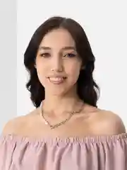 Серебряный цепочка с жемчугом