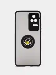 Чехол противоударный Xiaomi POCO F4 с магнитом и кольцом