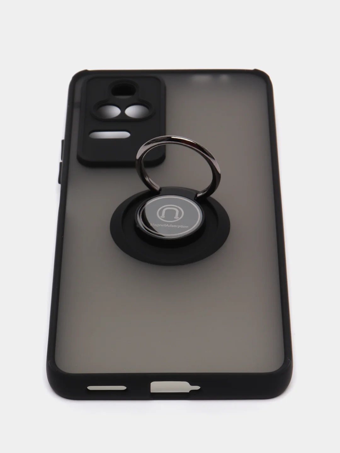 Чехол противоударный Xiaomi POCO F4 с магнитом и кольцом