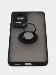 Чехол противоударный Xiaomi POCO F4 с магнитом и кольцом