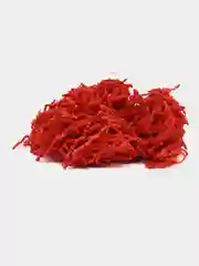 Рыжий наполнитель бумажный для коробок, 50грамм. гофрированный.