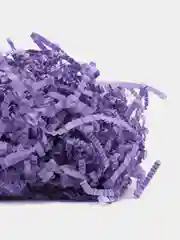 Фиолетовый наполнитель бумажный для коробок, 50грамм. гофрированный.