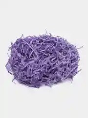 Фиолетовый наполнитель бумажный для коробок, 50грамм. гофрированный.