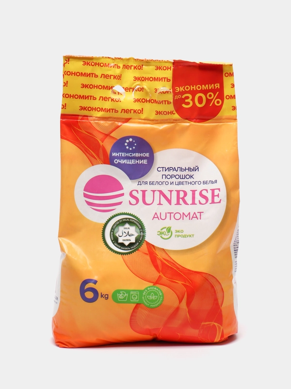 Стиральный порошок автомат Sunrise, 6 кг