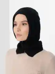 Черный капор Lasorella женский подростковый