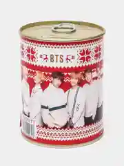 Копилка для денег, монет и купюр "BTS" новогодняя