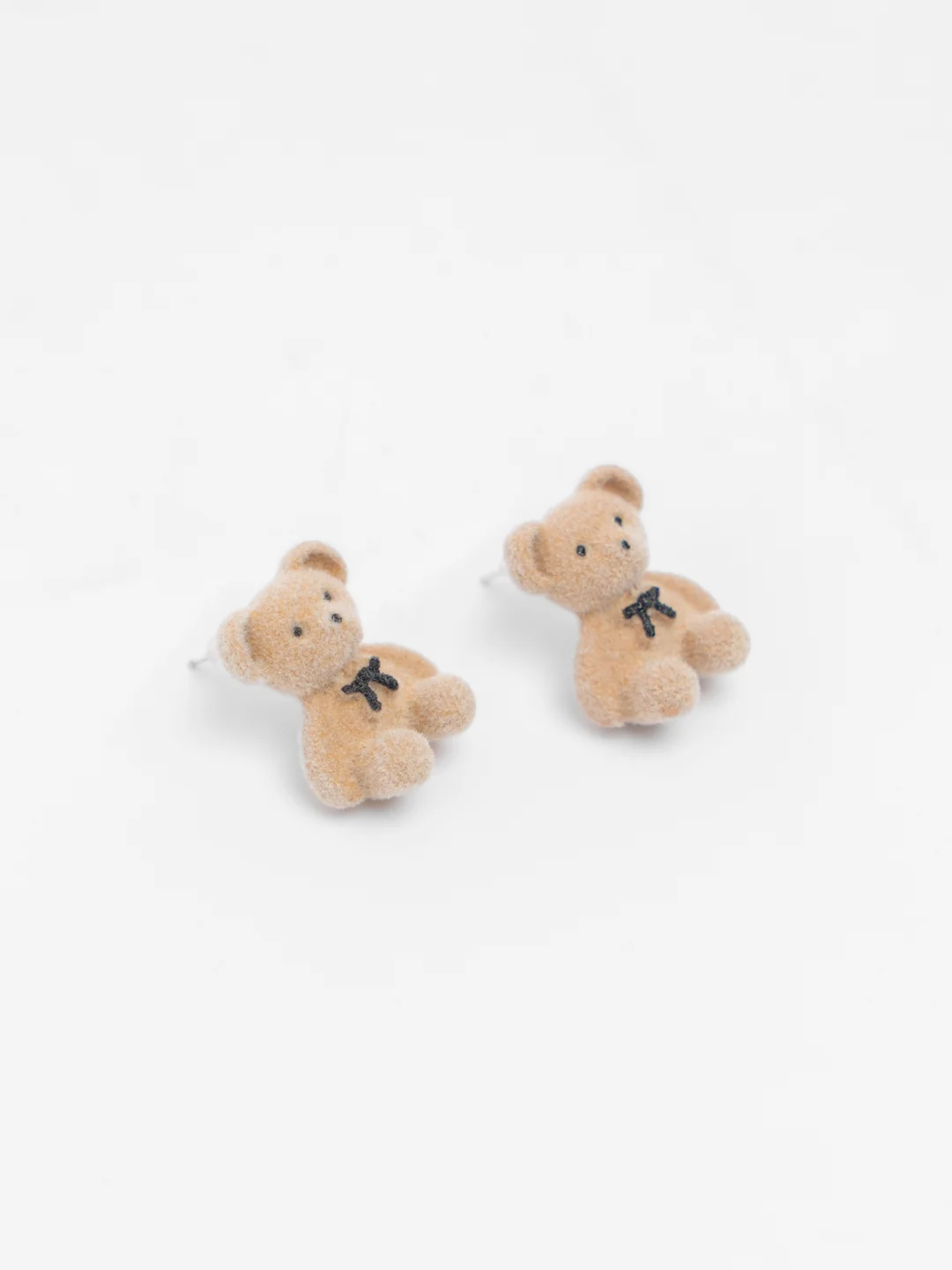Бежевый серьги Плюшевые мишки Teddy Bear