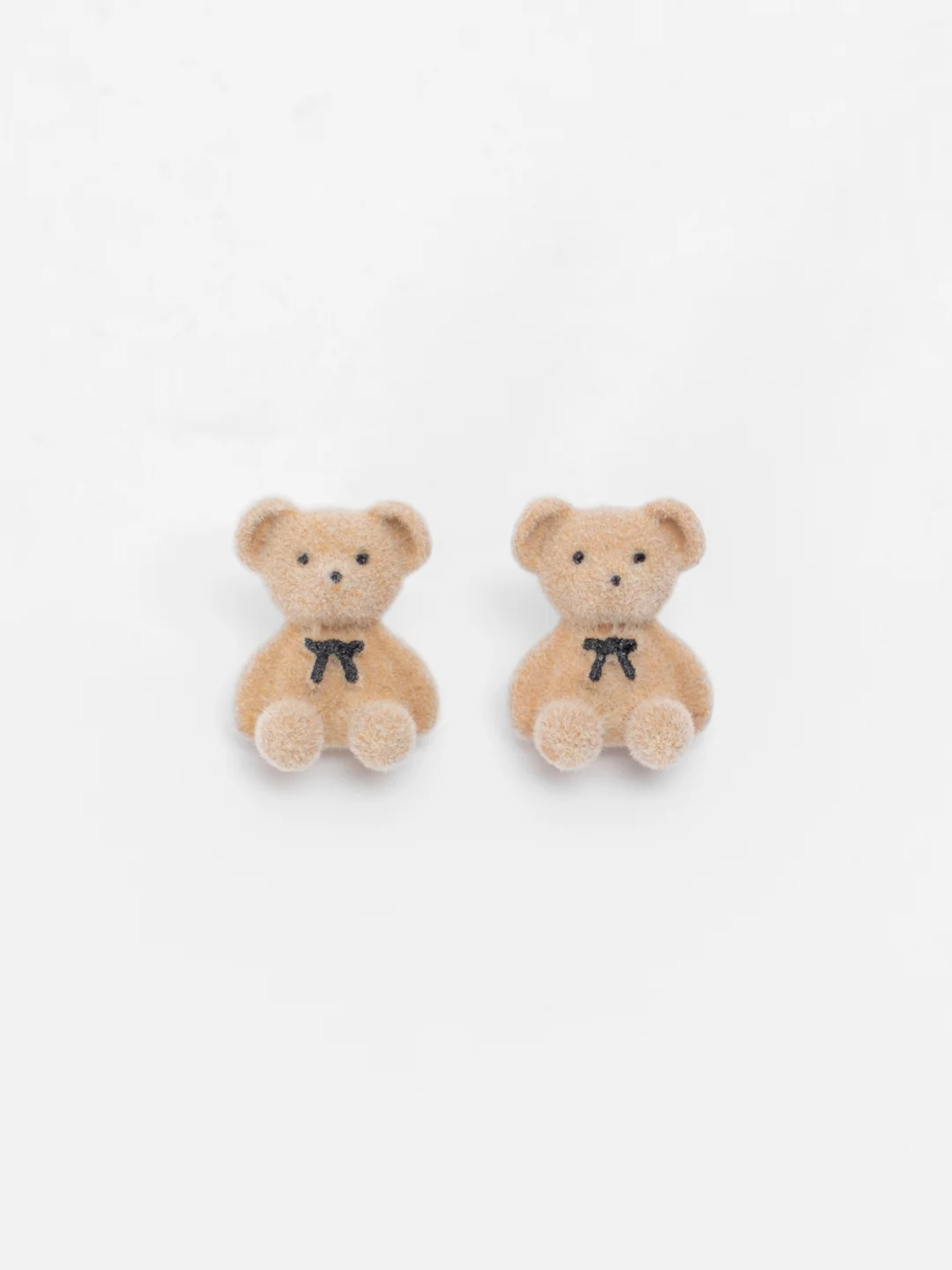Бежевый серьги Плюшевые мишки Teddy Bear