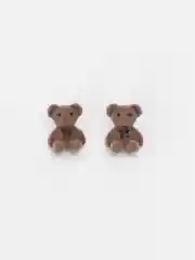 Бежевый серьги Плюшевые мишки Teddy Bear