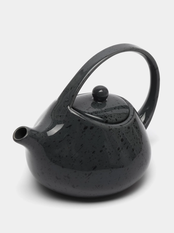 Чайник заварочный Ivlev Chef "Оникс", фарфор, 800 мл, 21 х 13,5 х 15 см