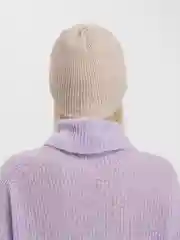 Бежевый шапка женская