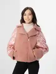 Коралловый меланж куртка Inaya