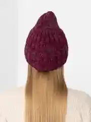 Багровый шапка женская "Пчёлка"