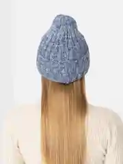 Индиго шапка женская "Пчёлка"
