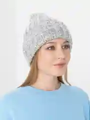 Молочный шапка женская "Пчёлка"