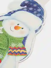 Плакат фигурный "Снеговик"