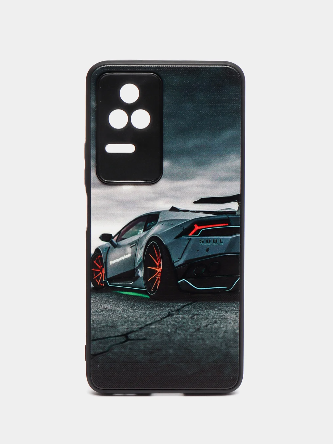 Хром чехол с рисунком на Xiaomi Poco F4 (Сяоми Поко Ф4)