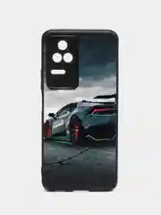 Хром чехол с рисунком на Xiaomi Poco F4 (Сяоми Поко Ф4)