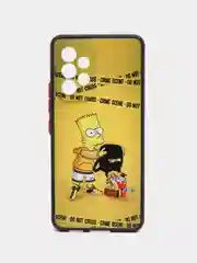 Желтый чехол с рисунком на Samsung Galaxy A53 (Самсунг Галакси А53)
