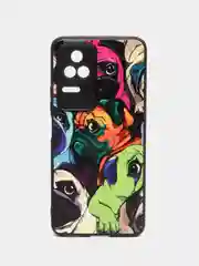 Салатовый чехол с рисунком на Xiaomi Poco F4 (Сяоми Поко Ф4)
