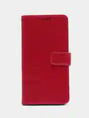 Фуксия кожаный PU чехол-книжка Xiaomi  Poco M4 Pro 5G / Redmi Note 11T 5G