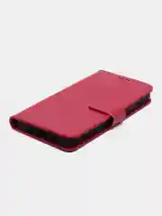 Фуксия кожаный PU чехол-книжка Xiaomi  Poco M4 Pro 5G / Redmi Note 11T 5G