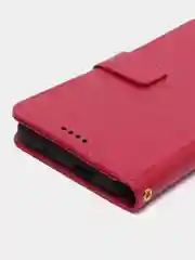 Фуксия кожаный PU чехол-книжка Xiaomi  Poco M4 Pro 5G / Redmi Note 11T 5G