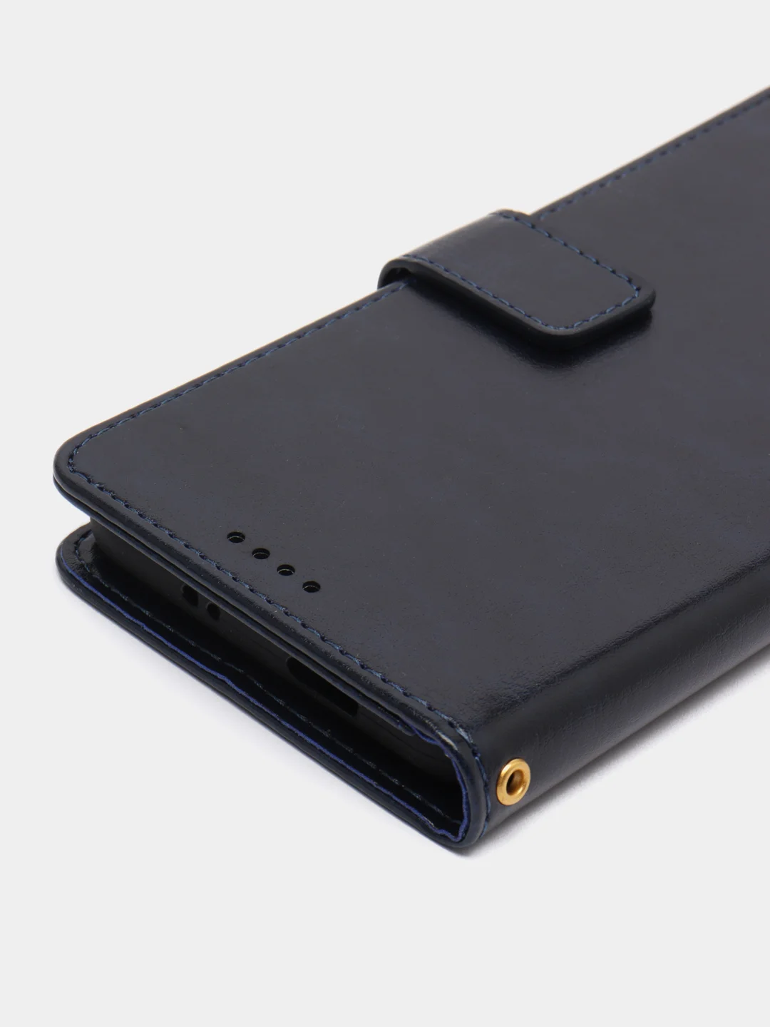 Темно-синий кожаный PU чехол-книжка Xiaomi Poco M4 Pro 5G / Redmi Note 11T 5G