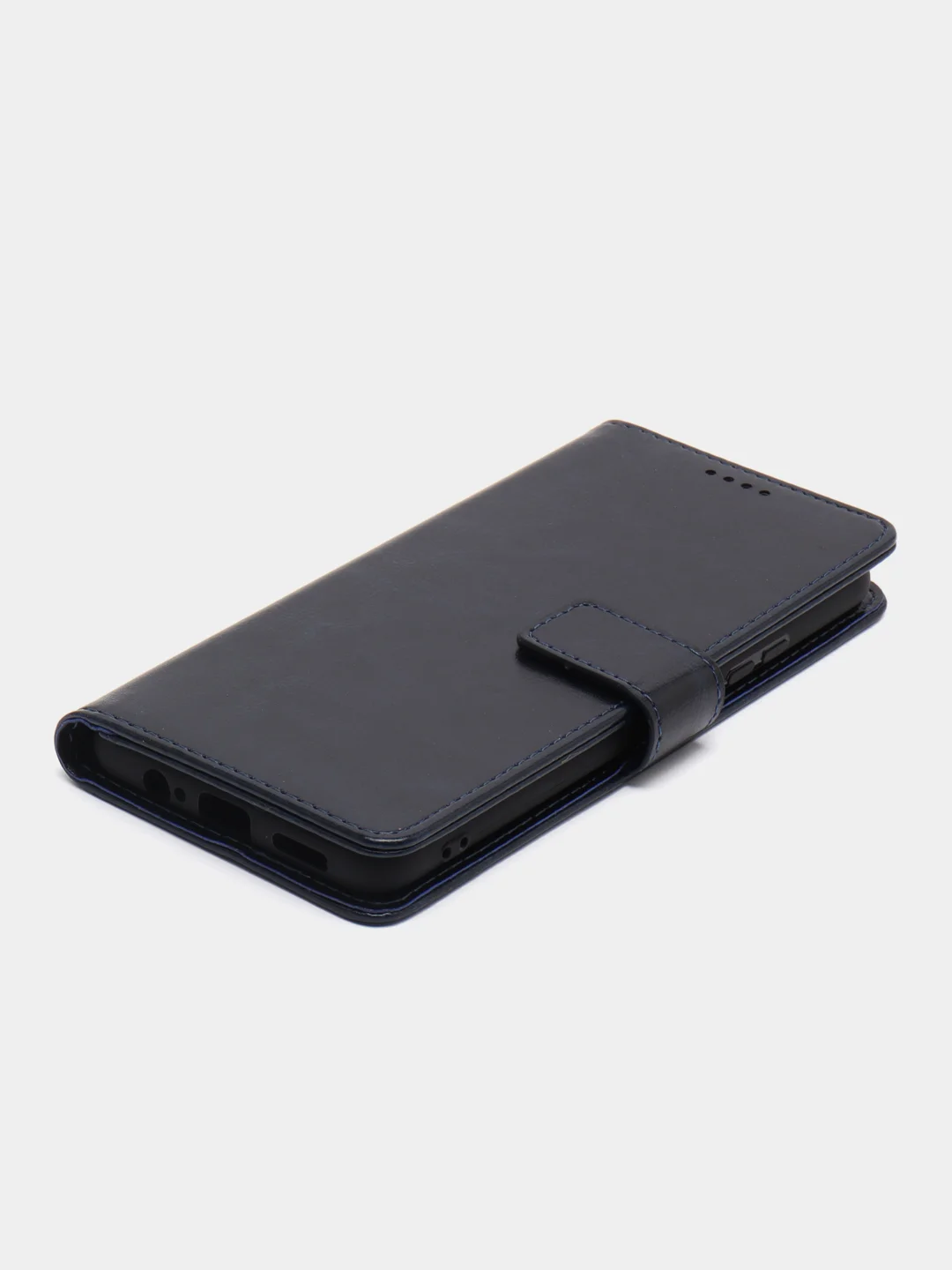 Темно-синий кожаный PU чехол-книжка Xiaomi Poco M4 Pro 5G / Redmi Note 11T 5G
