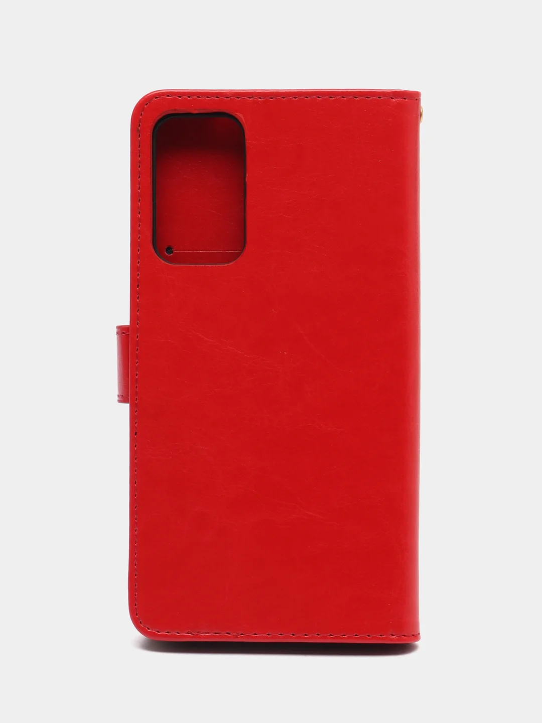 Красный кожаный PU чехол-книжка Xiaomi Poco M4 Pro 5G / Redmi Note 11T 5G