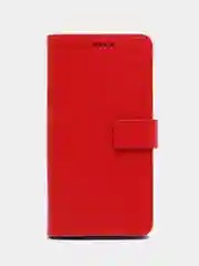 Красный кожаный PU чехол-книжка Xiaomi  Poco M4 Pro 5G / Redmi Note 11T 5G