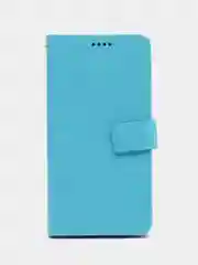 Голубой кожаный PU чехол-книжка Xiaomi  Poco M4 Pro 5G / Redmi Note 11T 5G