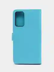 Голубой кожаный PU чехол-книжка Xiaomi  Poco M4 Pro 5G / Redmi Note 11T 5G