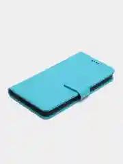 Голубой кожаный PU чехол-книжка Xiaomi  Poco M4 Pro 5G / Redmi Note 11T 5G