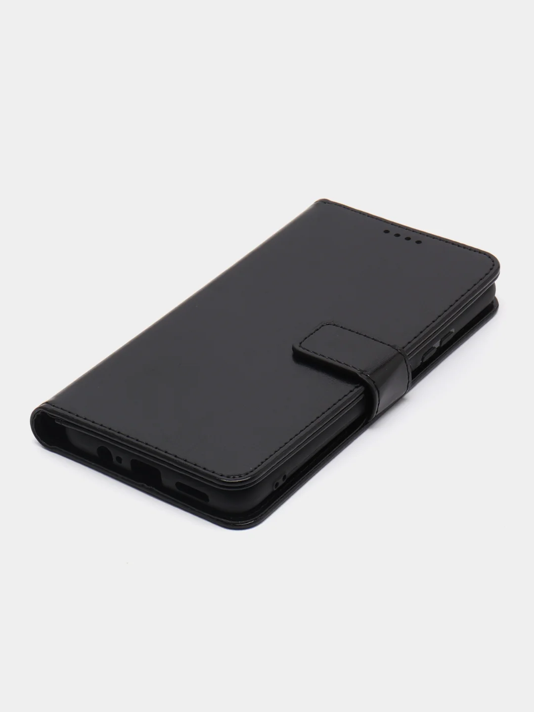 Черный кожаный PU чехол-книжка Xiaomi Poco M4 Pro 5G / Redmi Note 11T 5G