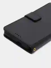 Черный кожаный PU чехол-книжка Xiaomi  Poco M4 Pro 5G / Redmi Note 11T 5G