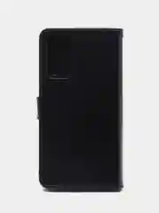 Черный кожаный PU чехол-книжка Xiaomi  Poco M4 Pro 5G / Redmi Note 11T 5G