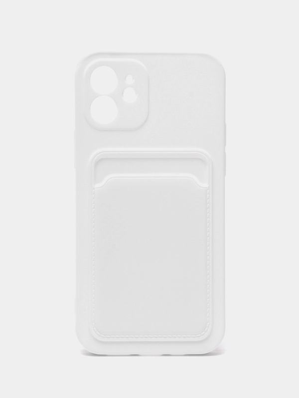 Чехол с карманом для карт iPhone 7 8 Plus XR X/XS Max 11 12 13 Pro Max mini айфон про макс