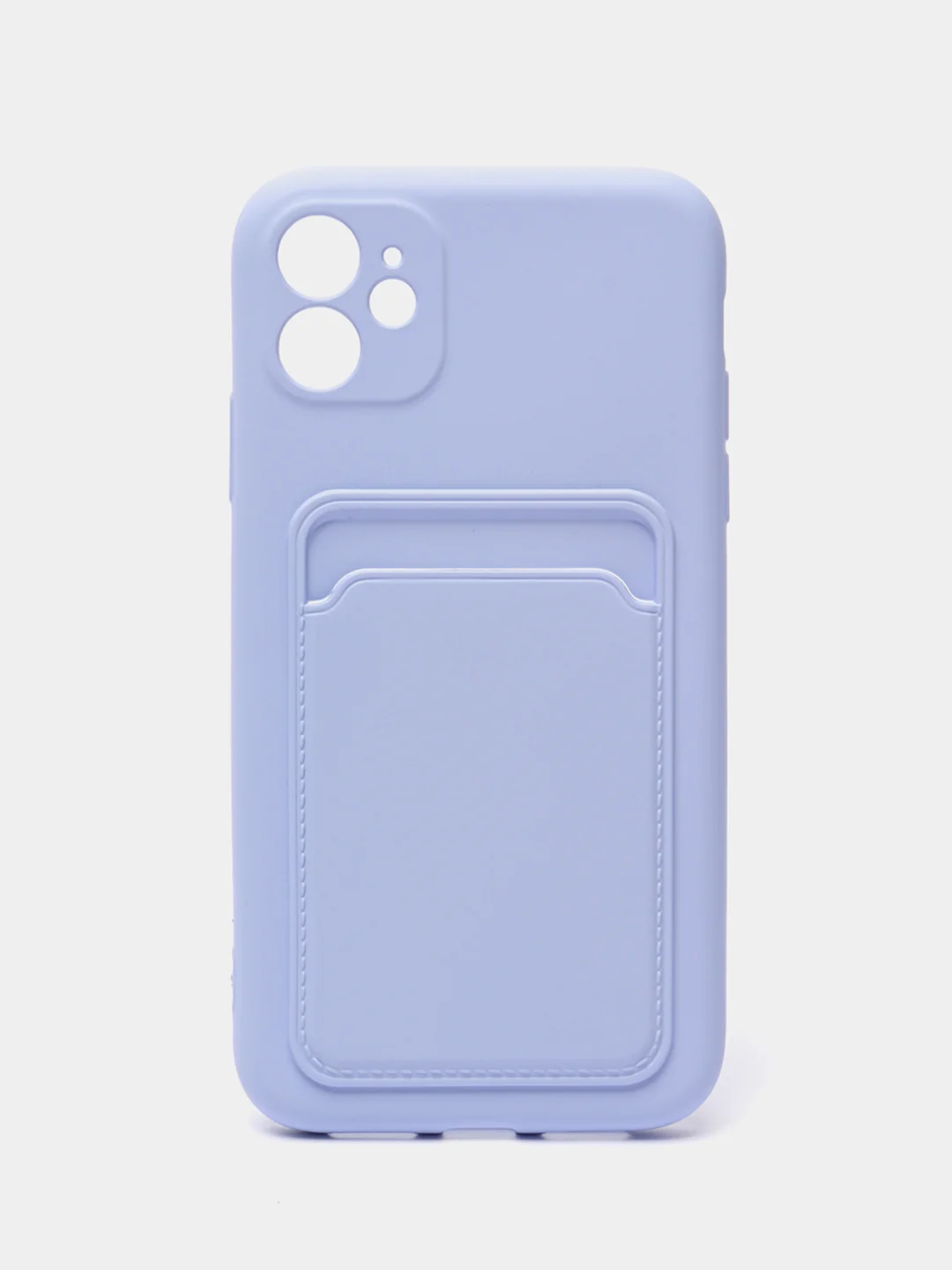 Синий меланж чехол с карманом для карт iPhone 7 8 Plus XR X/XS Max 11 12 13 Pro Max mini айфон про макс