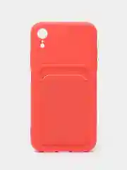 Коралловый чехол с карманом для карт iPhone 7 8 Plus XR X/XS Max 11 12 13 Pro Max mini айфон про макс
