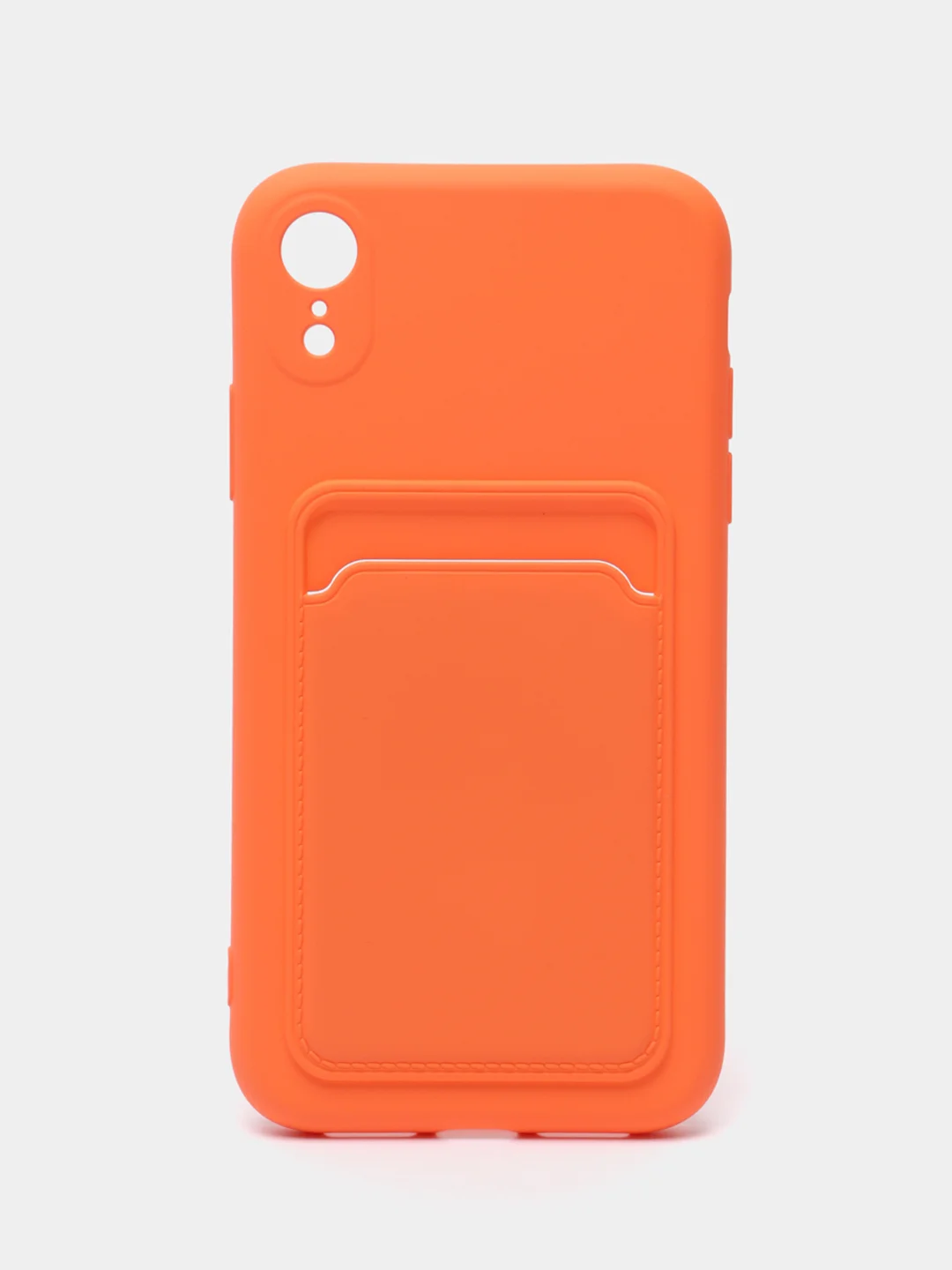 Оранжевый чехол с карманом для карт iPhone 7 8 Plus XR X/XS Max 11 12 13 Pro Max mini айфон про макс