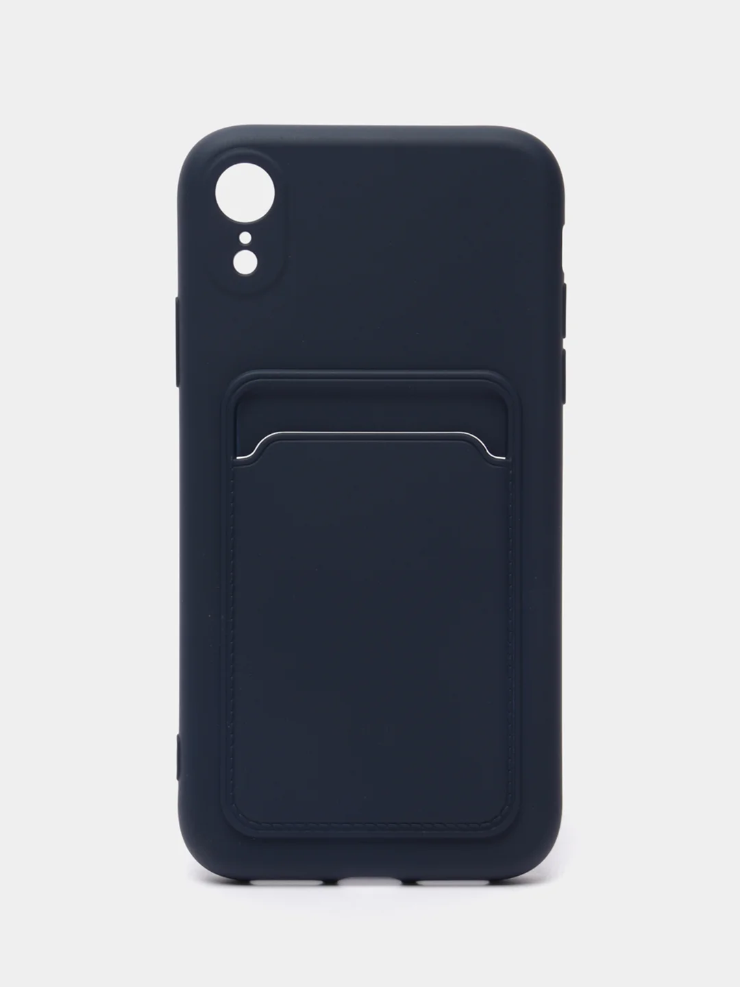 Темно-синий чехол с карманом для карт iPhone 7 8 Plus XR X/XS Max 11 12 13 Pro Max mini айфон про макс
