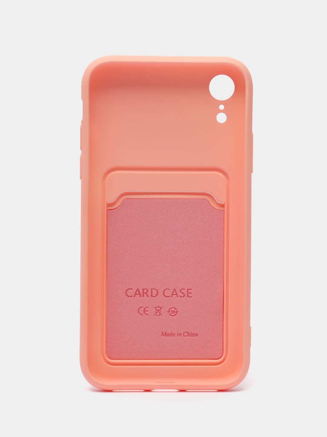 Оранжевый чехол с карманом для карт iPhone 7 8 Plus XR X/XS Max 11 12 13 Pro Max mini айфон про макс