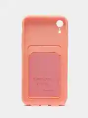 Оранжевый чехол с карманом для карт iPhone 7 8 Plus XR X/XS Max 11 12 13 Pro Max mini айфон про макс