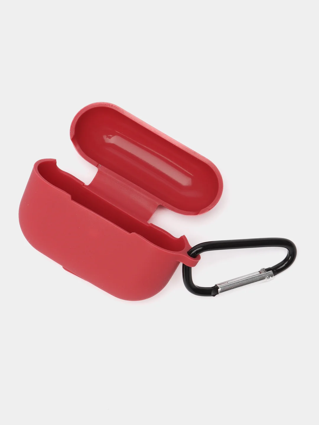 Багровый силиконовый чехол для наушников Apple Airpods Pro, Airpods