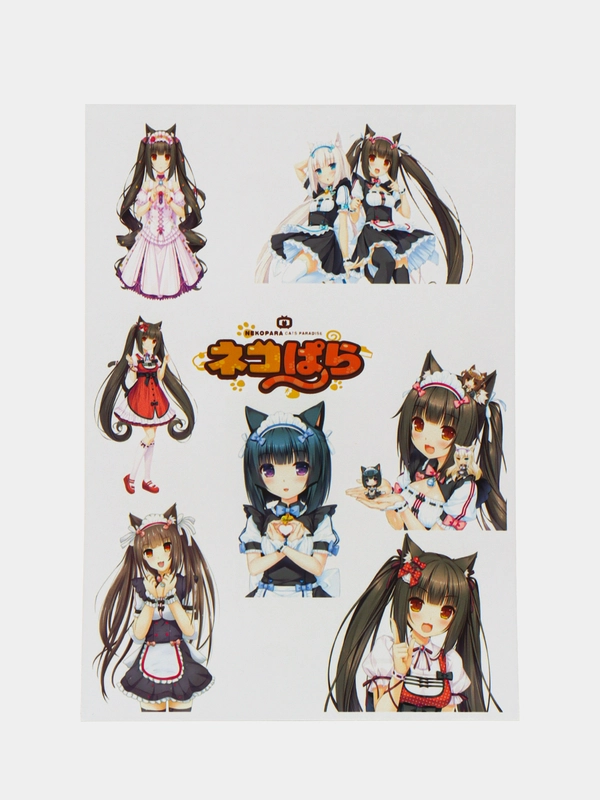Наклейки-стикеры по аниме "Nekopara. Кошачий рай"