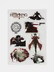 Наклейки-стикеры по аниме "Хеллсинг", Hellsing