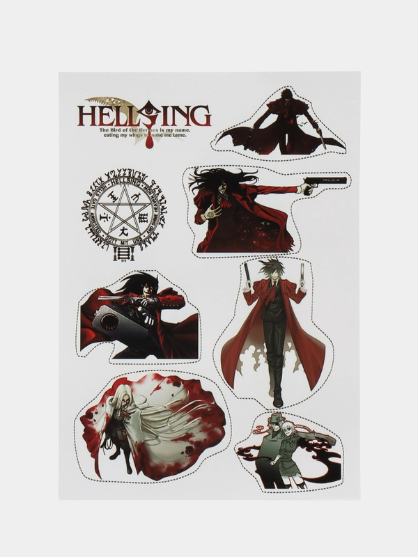 Наклейки-стикеры по аниме "Хеллсинг", Hellsing