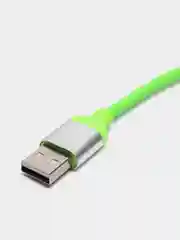Зеленый кабель USB-Lightning 2 метра